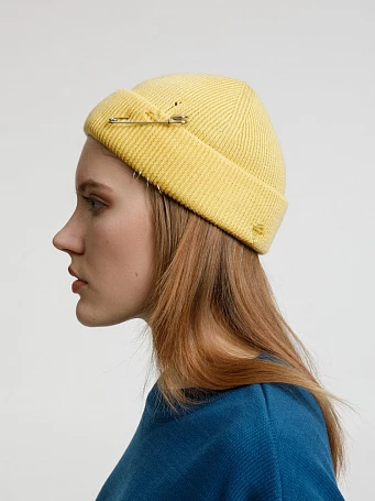 Шапка Pricker, желтая (попкорн)