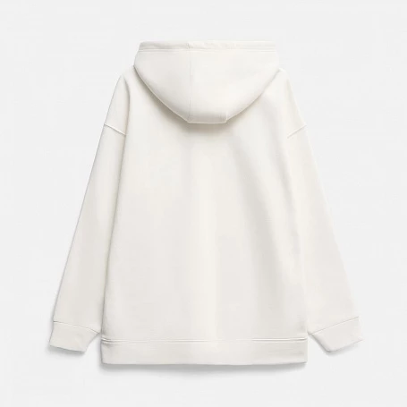 Худи оверсайз унисекс Snuggie, молочно-белое