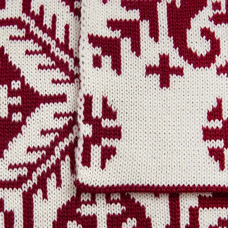 Шарф Wintertude L, красный с белым