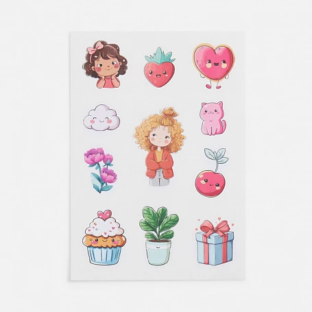 Стикерпак бумажный Thematik, для девочек