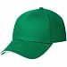 Бейсболка Spiker, зеленая с белым