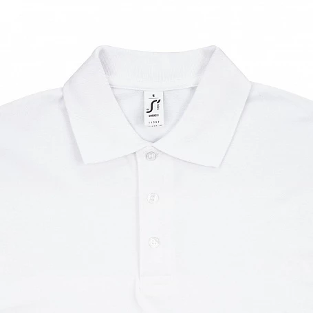 Рубашка поло мужская Spring 210, белая