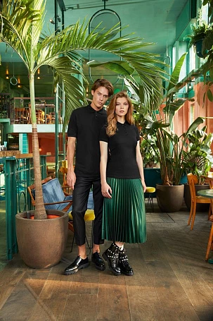 Рубашка поло Safran бирюзовая