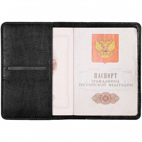 Обложка для паспорта Remini, черная