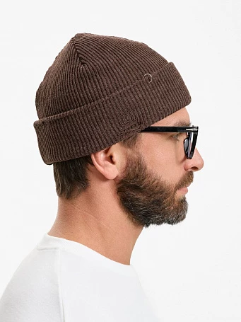 Шапка Ribelle, коричневый меланж