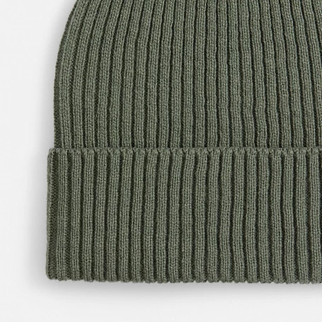 Шапка Catch Match без помпона, зеленая (полынь)