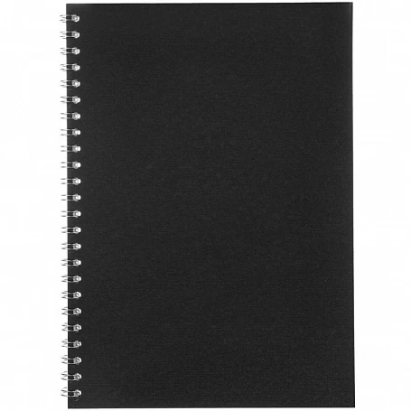 Блокнот Salvador в клетку, черный