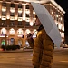Зонт складной Manifest Color со светоотражающим куполом, черный