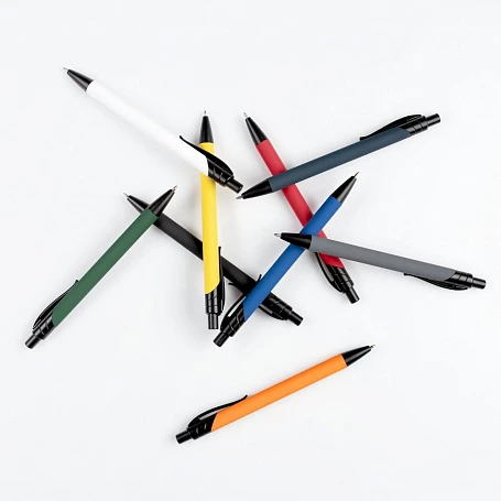 Ручка шариковая Undertone Black Soft Touch, серая