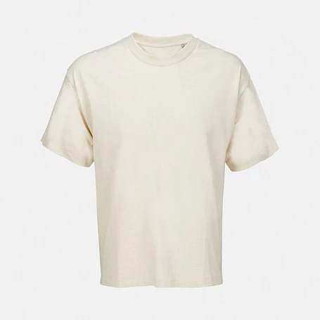 Футболка оверсайз унисекс Legacy, светло-бежевая (неокрашенная)