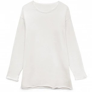 Лонгслив унисекс Siluetti Fuori, молочно-белый