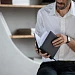 Еженедельник-портфолио Remini, недатированный, темно-синий