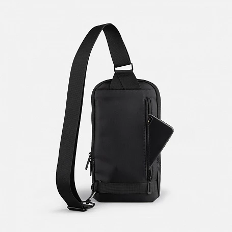 Рюкзак на одно плечо Solnex, черный