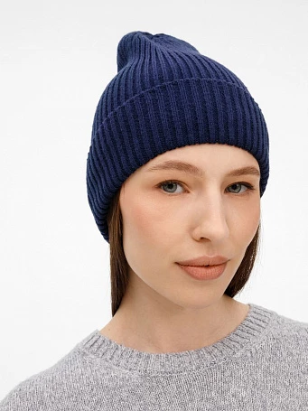 Шапка Catch Match, темно-синяя