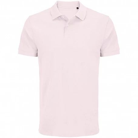 Рубашка поло унисекс Pacific, светло-розовая