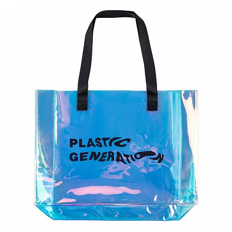 Сумка для покупок Plastic Generation, полупрозрачная
