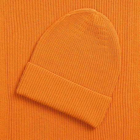 Шапка Nobilis Mono, оранжевая (абрикос)
