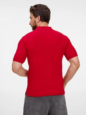 Рубашка поло унисекс Upswing, красная