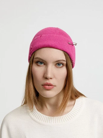 Шапка Pricker, розовая (малиновая)