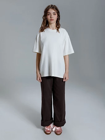 Футболка оверсайз Kangas, белая