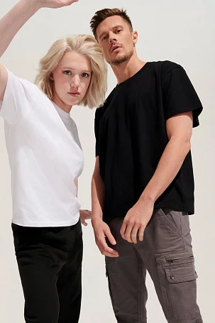 Футболка оверсайз унисекс Legacy, светло-бежевая (неокрашенная)