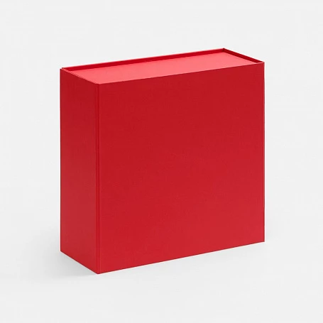 Коробка складная Quadra Fold, красная