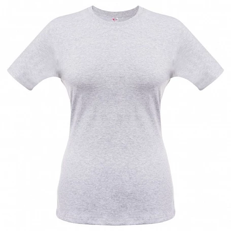 Футболка женская T-bolka Stretch Lady, серый меланж