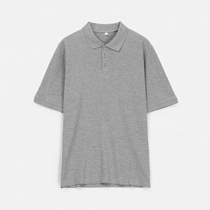 Рубашка поло унисекс Upswing, серый меланж