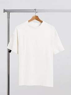 Футболка оверсайз унисекс Sinkopa, молочно-белая