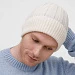 Шапка Bellish, белая (ванильная)