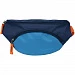 Поясная сумка детская Kiddo, синяя с голубым