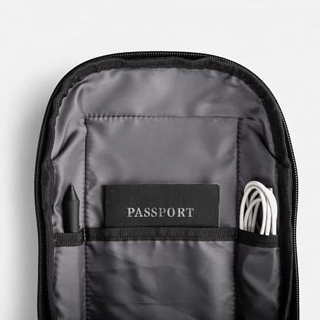 Рюкзак на одно плечо Solnex, черный