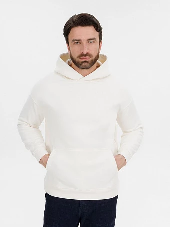 Худи оверсайз унисекс Snuggie, молочно-белое