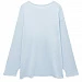 Лонгслив унисекс Siluetti Fuori, светло-голубой