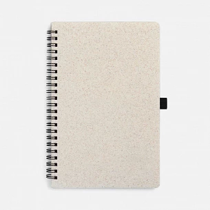 Блокнот на спирали Intrigo, белый