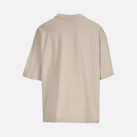 Футболка оверсайз женская Boxy Women, бежевая (льняная)