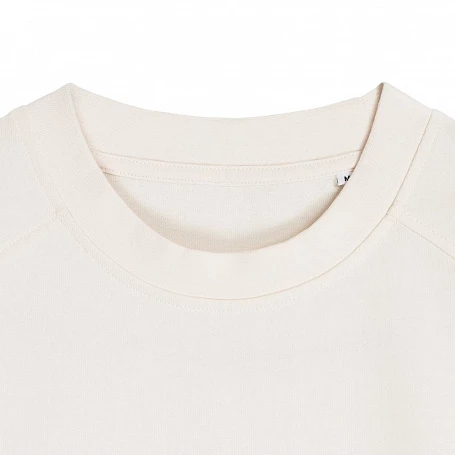 Футболка оверсайз унисекс Sideline, молочно-белая