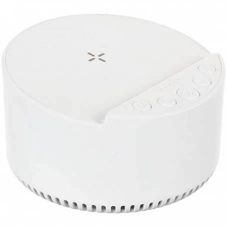 Bluetooth-колонка с беспроводной зарядкой relaxTime, белая