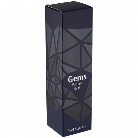Термос Gems Black Sapphire, сапфир (синий)