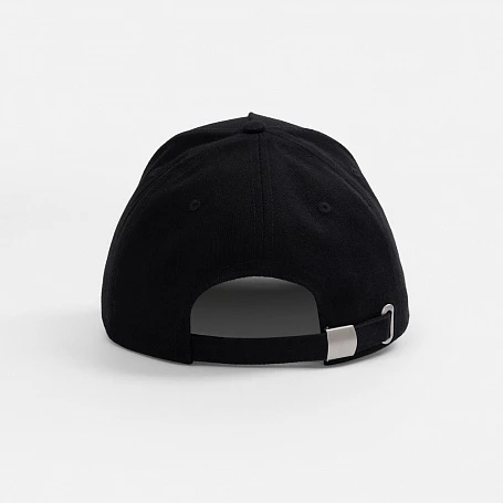 Бейсболка Classic 2.0, черная с красным кантом