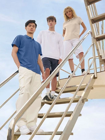 Рубашка поло унисекс Pulse, ярко-зеленая