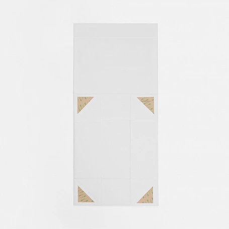 Коробка складная Quadra Fold, белая