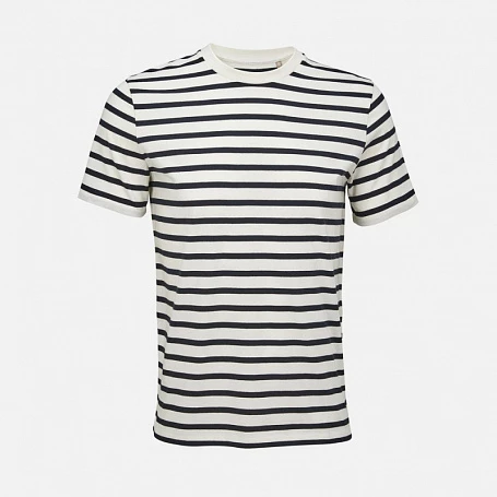 Футболка унисекс Legend, молочно-белая с темно-синим