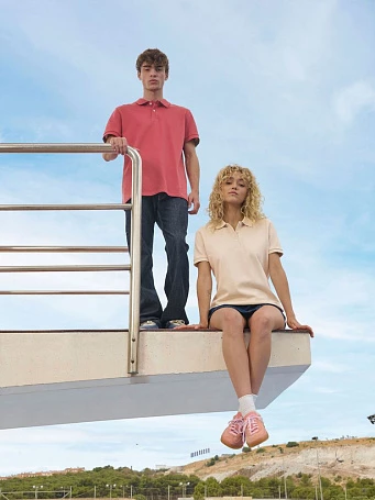 Рубашка поло женская Pacific Women, кобальт (темно-синяя)