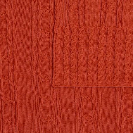 Плед Remitti, оранжевый (морковь)