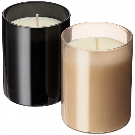 Ароматическая свеча Flikka, сандал и амбра, черная