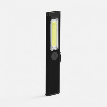 Фонарик-факел аккумуляторный Wallis, ver.2, черный