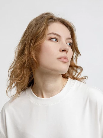 Футболка оверсайз унисекс Lavinia, белая