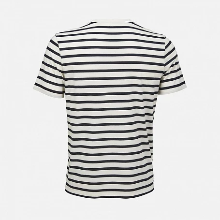 Футболка унисекс Legend, молочно-белая с темно-синим