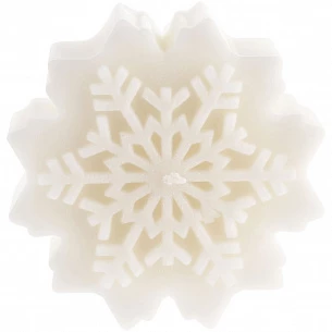 Свеча Snowflame 1, белая, 8 см